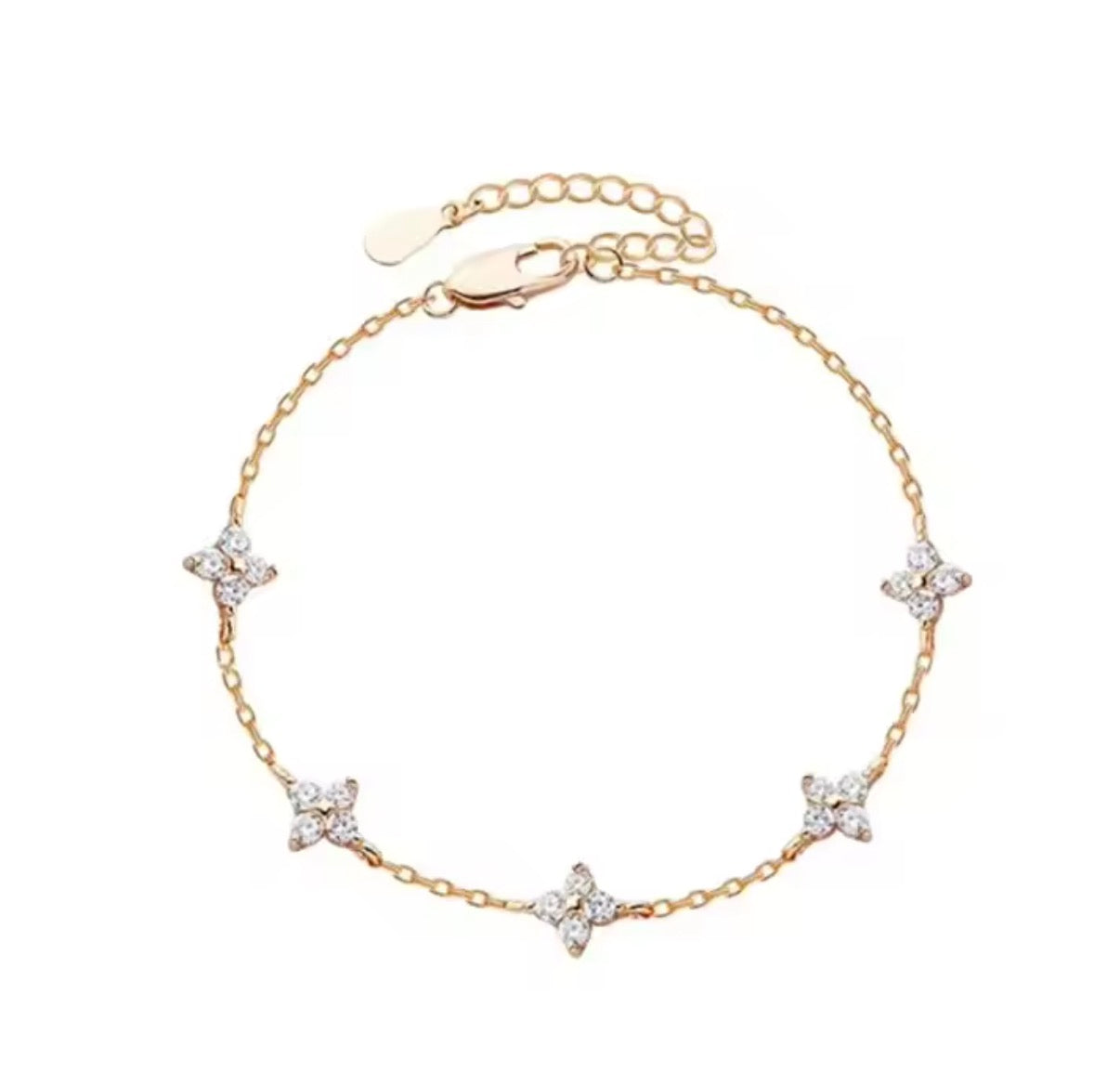 Liora Crystal Chain Bracelet
