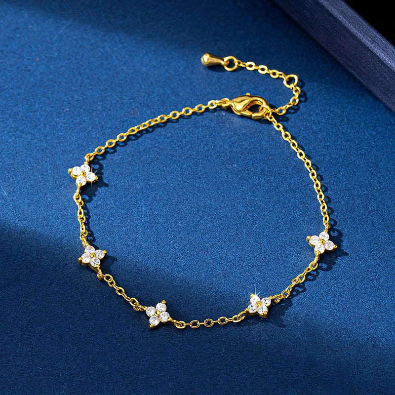 Liora Crystal Chain Bracelet